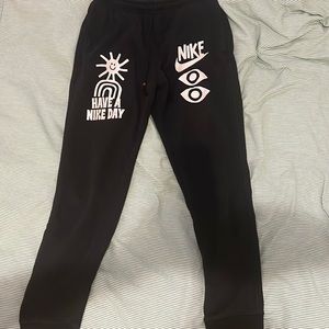 Nike Black Sweatpants Joggers “Have A Nike Day”